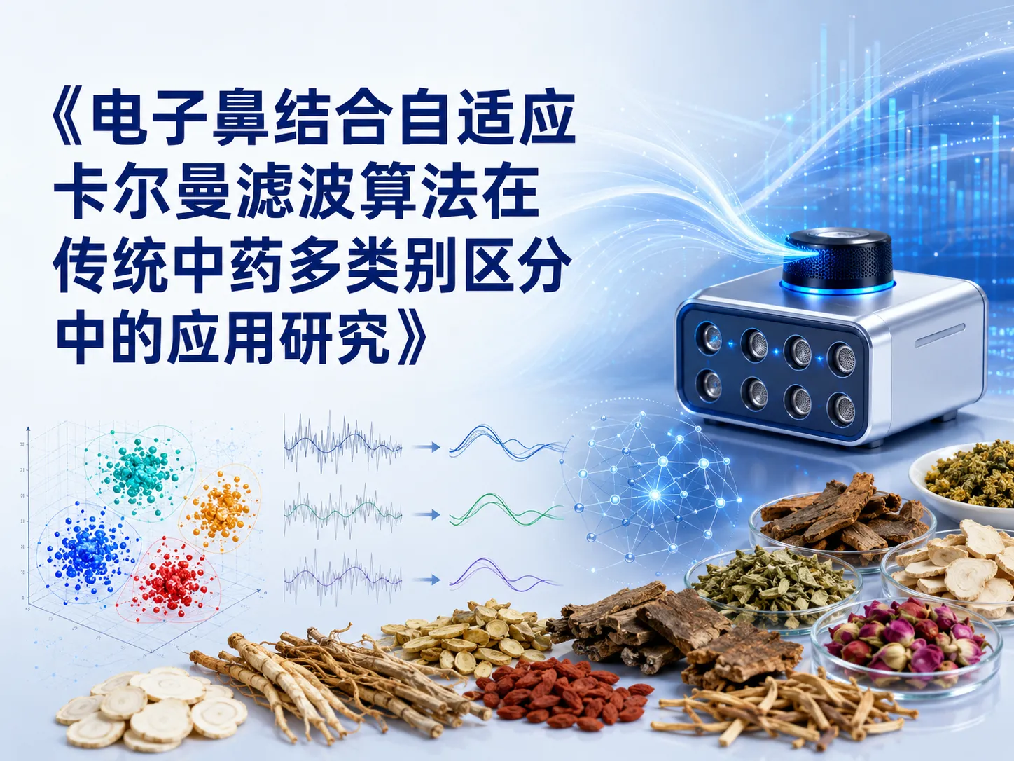 《电子鼻结合自适应卡尔曼滤波算法在传统中药多类别区分中的应用研究》